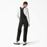Dickies Women's Duck Canvas Bib Overalls - Stonewash Black