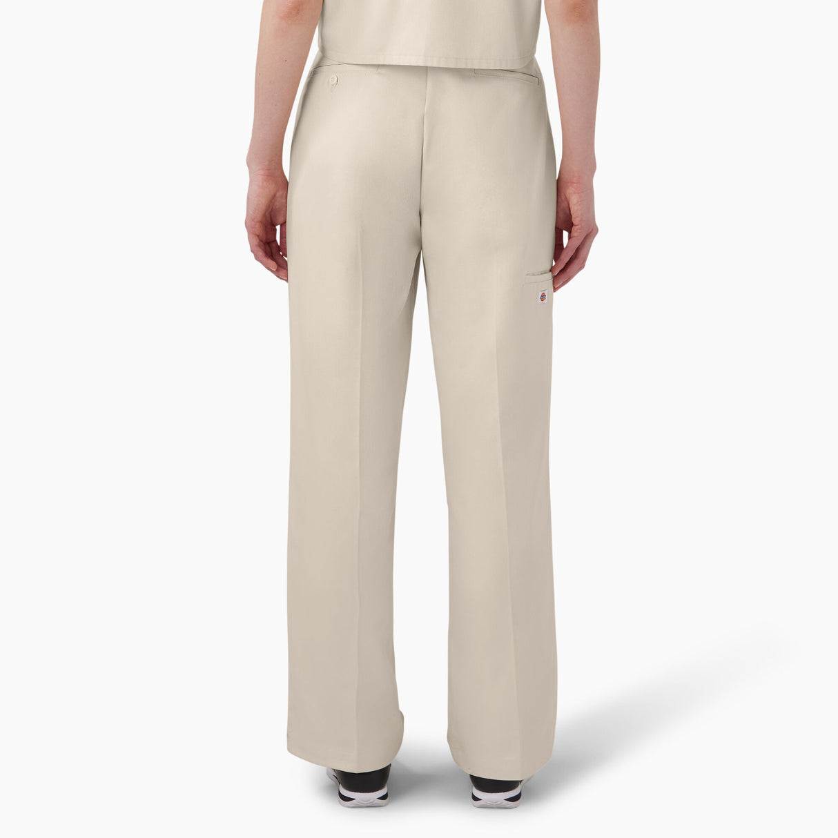 Dickies Women's Loose fit Double Fit Double Knee Work Pant - Stone Whitecap Gray