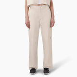 Dickies Women's Loose fit Double Fit Double Knee Work Pant - Stone Whitecap Gray