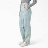 Dickies Women's Madison Loose Fit Denim- Vintage Denim Wash