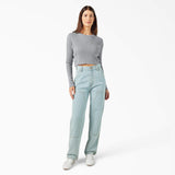 Dickies Women's Madison Loose Fit Denim- Vintage Denim Wash