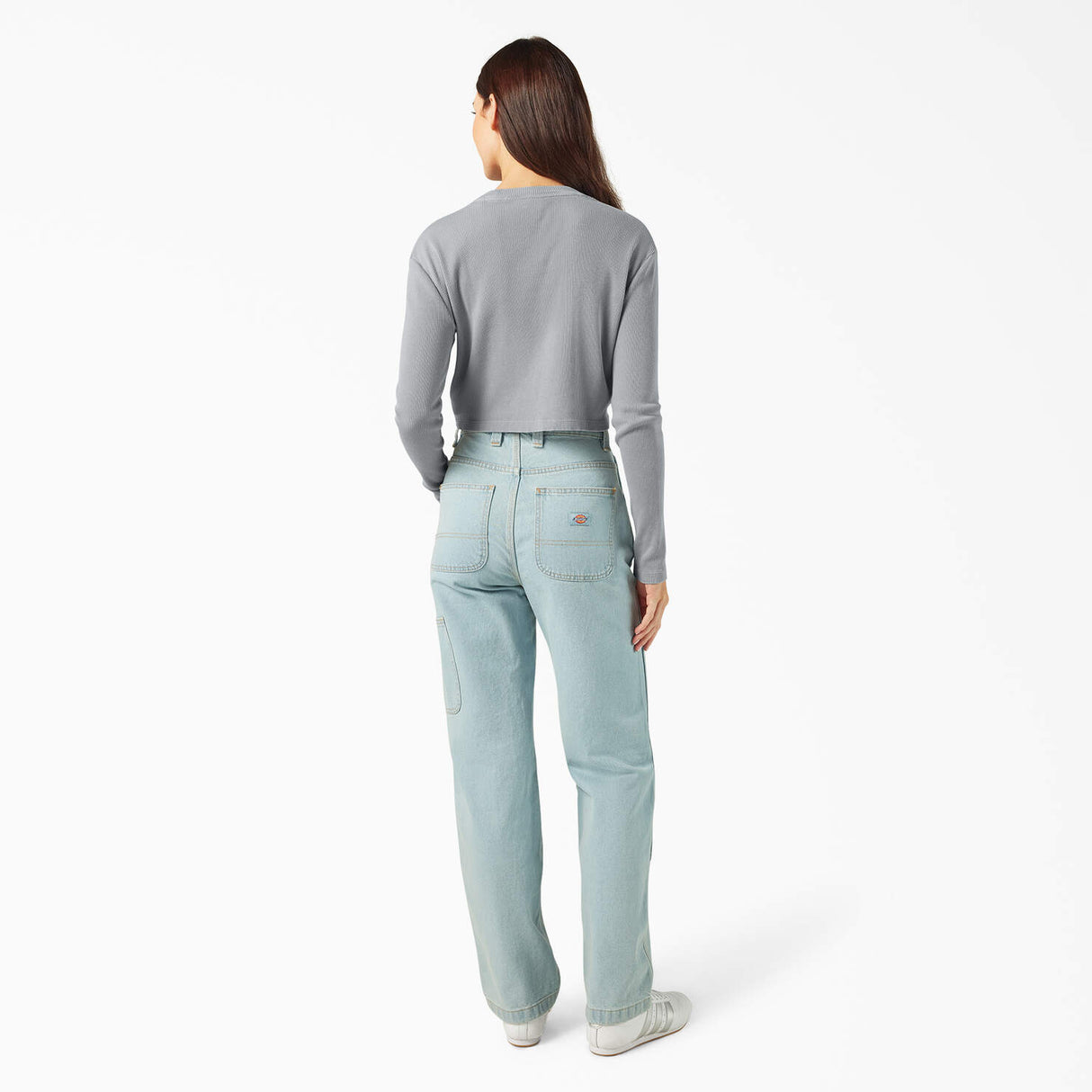 Dickies Women's Madison Loose Fit Denim- Vintage Denim Wash