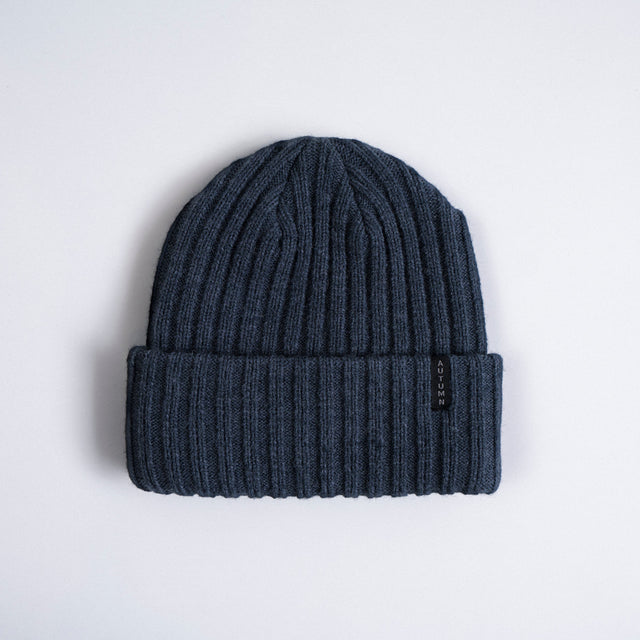 Autumn Wide Wale Beanie - Pavement
