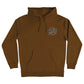 Creature Finest Flame Pullover Hoodie Men's Sweatshirt - Brown