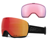 Giro Article II Snow Goggles - 2026 Black Stacked Strap with Vivid Ember Lens + Bonus Vivid Infrared Lens