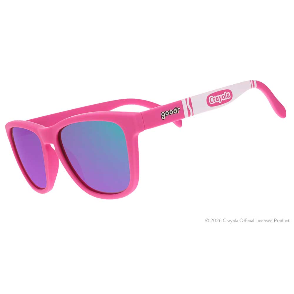 Goodr OGs Crayola Tropical Colors Wild Orchid Sunglasses