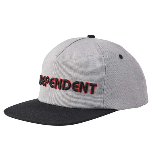 Independent Groundwork Snapback Unstructured Low Hat - Grey