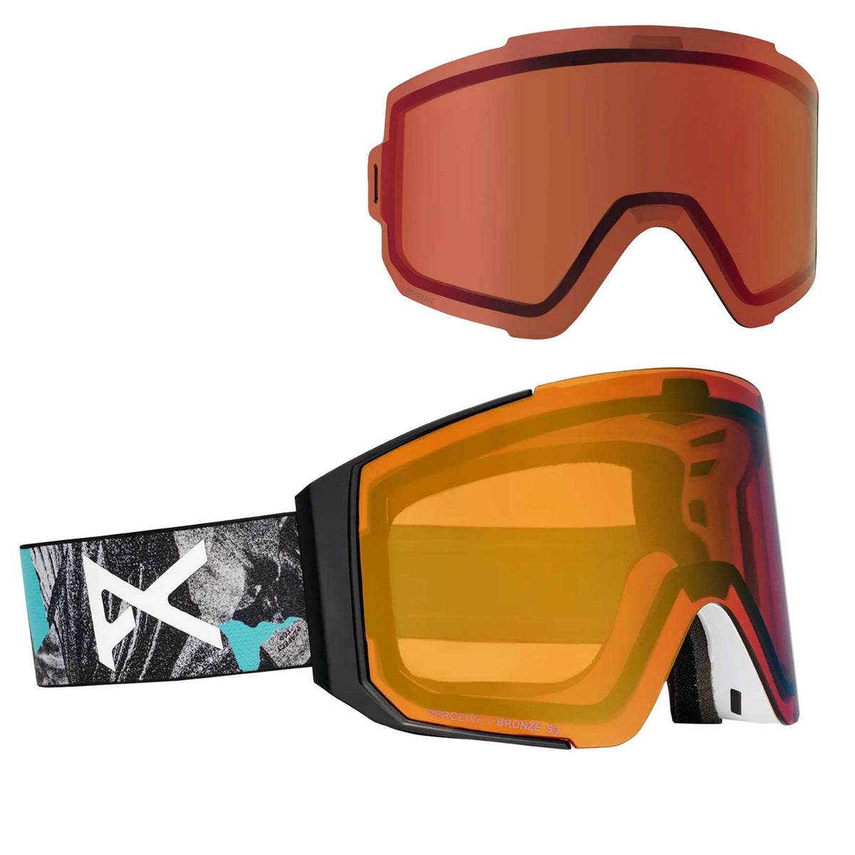 Anon Sync Goggles + Bonus Lens - Grunge/Perceive Sunny Bronze 2027