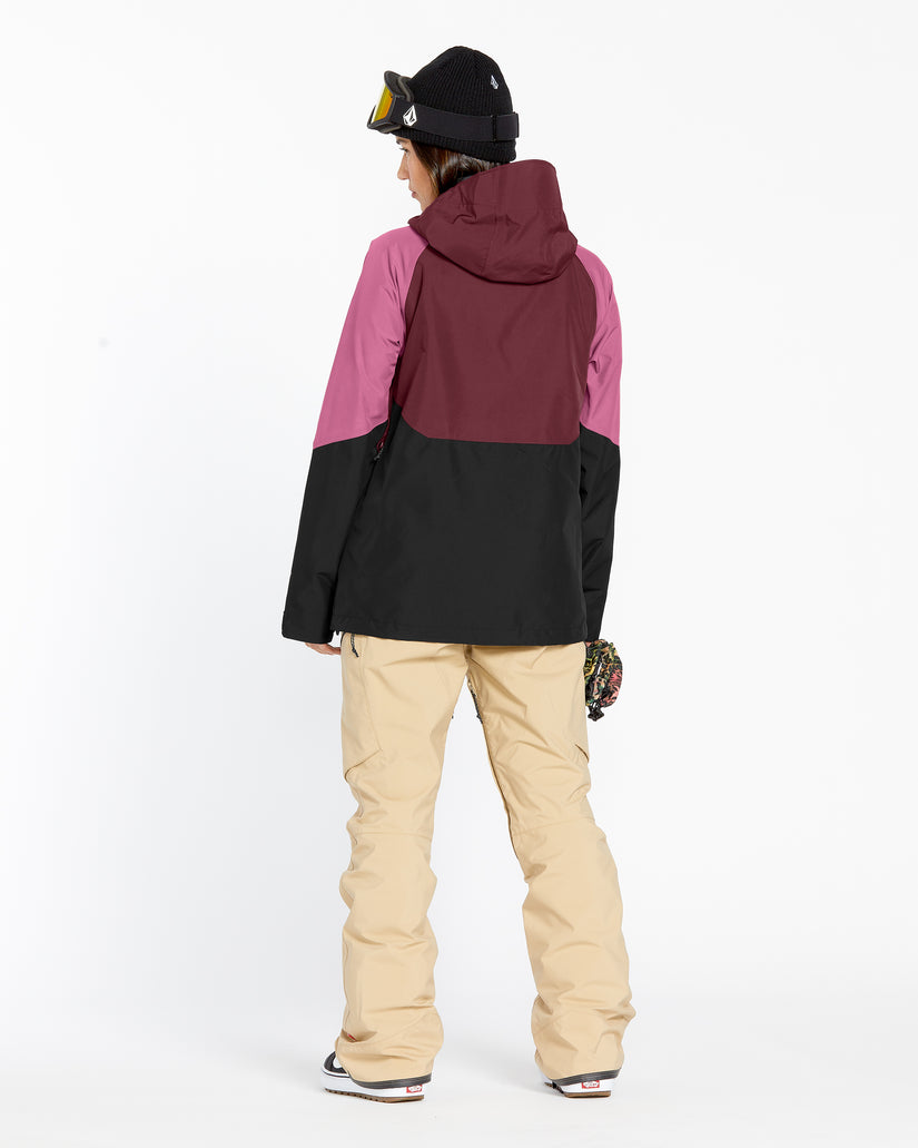 VOLCOM レディース ゴアテックス スノボード Aris Insulated Aris Insulated Gore-Tex Jacket - Amethyst Smoke | Volcom Europe