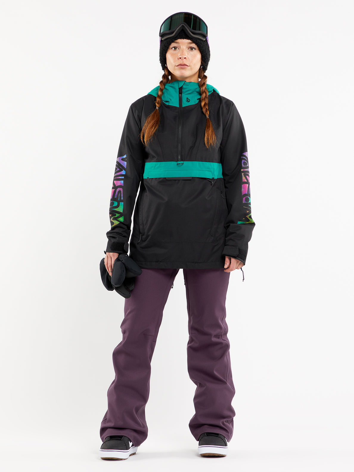 Volcom Women's Ashfield Pullover Jacket - Black