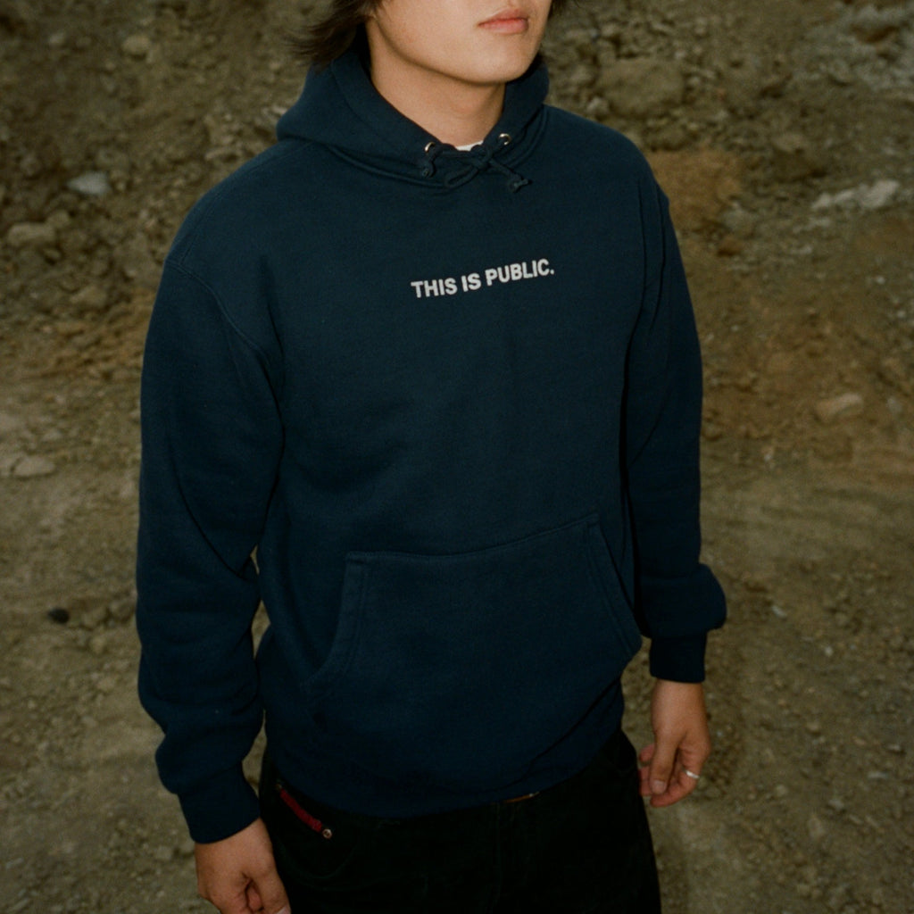 Public This is Public Hoodie - Navy