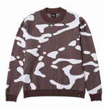 Howl Heavy Knit Crew - Brown 2027
