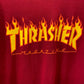 Thrasher Flame T-Shirt - Maroon