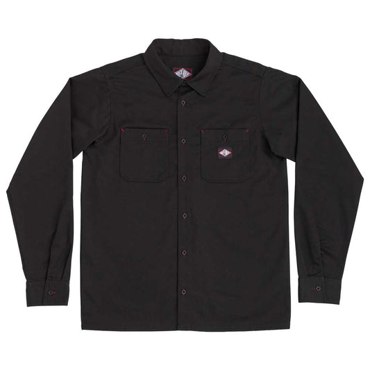 Independent Kirby Long Sleeve Work Top - Black