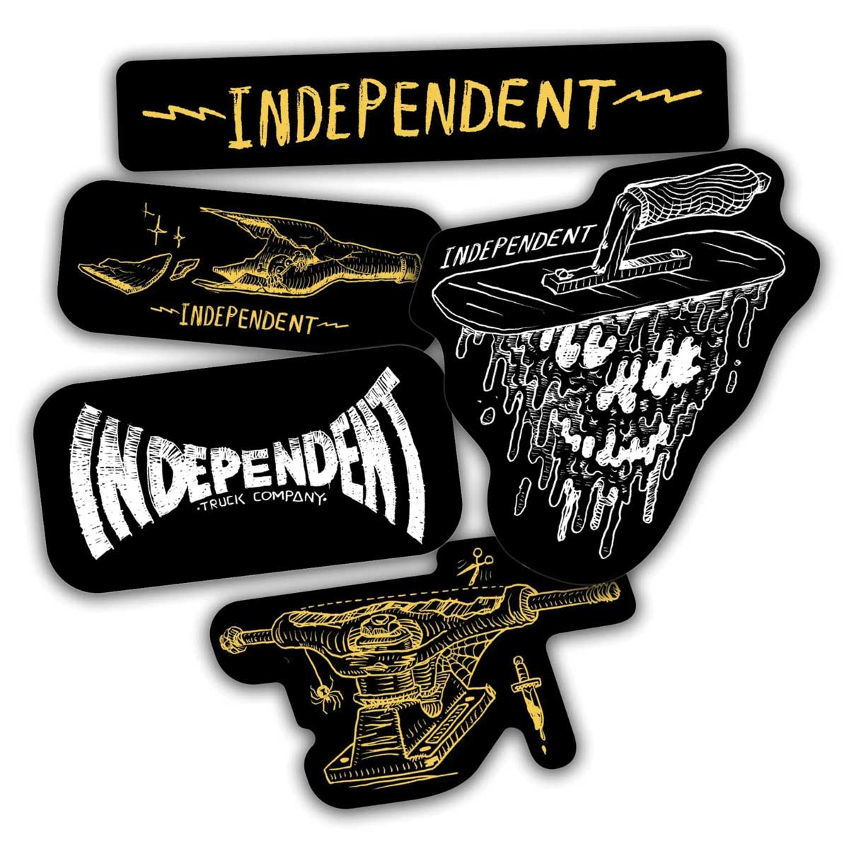 Independent Bratrud Notebook Stickers (5 Pack)