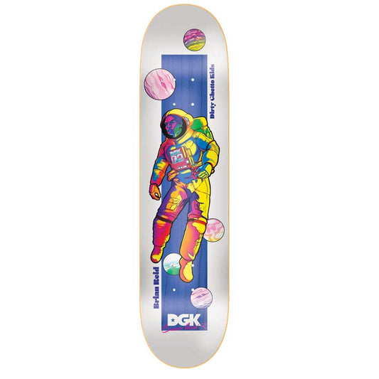 DGK Intergalactic Brian Reid White Skateboard Deck 8.25"