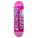 Jacuzzi Skateboards Ice Font Skateboard Deck 8.5"