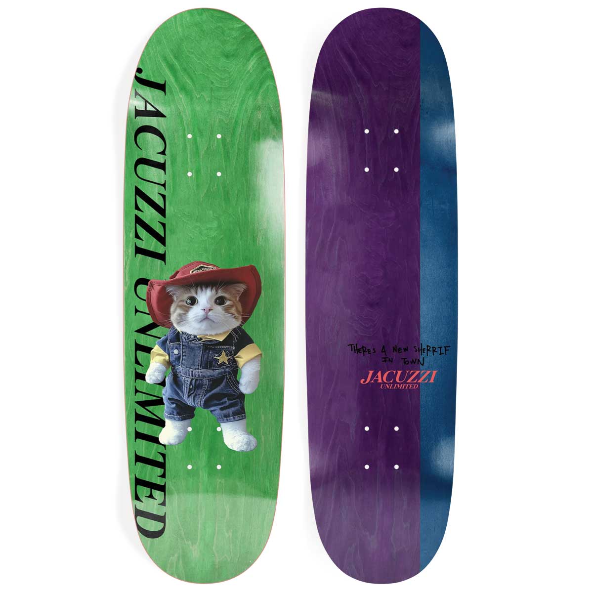 Jacuzzi Skateboards First Rodeo EX7 Skateboard Deck 8.375"