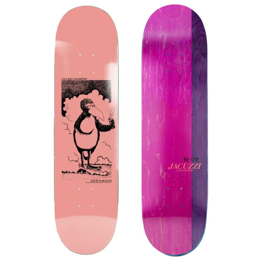 Jacuzzi Skateboards Louie Barletta Toy Skateboard Deck 8.25"