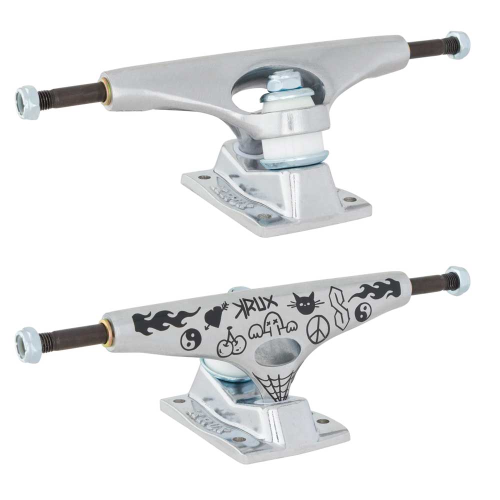 Krux K5 Doodle Silver Standard Skateboard Trucks – Focus Boardshop