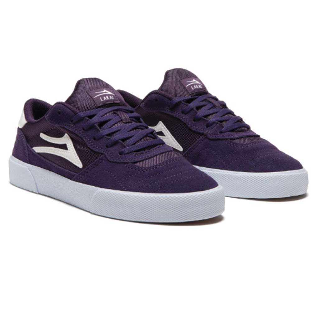 Lakai Cambridge Skate Shoes - Purple Suede Size 7.5