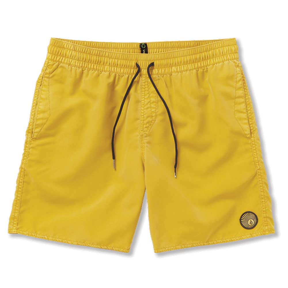 Volcom Men s Center Swim Trunks Lemon Focus Boardshop