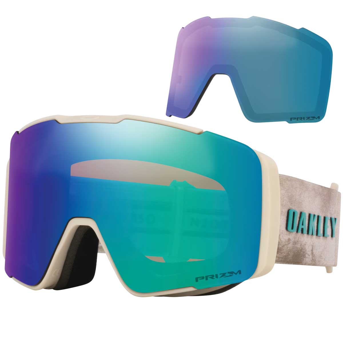 Oakley Line Miner™ Pro M Snow Goggles - 2026 Jamie Anderson Signature Series Strap with Prizm Snow Argon Iridium Lens + Bonus Prizm Snow Iced Iridium Lens