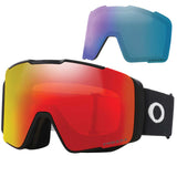 Oakley Line Miner™ Pro L Low Bridge Fit Snow Goggles - 2026 Matte Black Strap with Prizm Snow Torch Iridium Lens + Bonus Prizm Snow Iced Iridium Lens