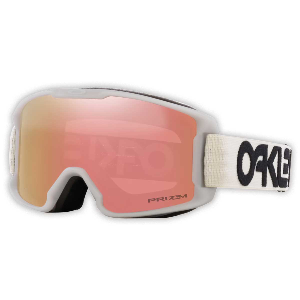 Oakley Line Miner™ S Youth Fit Snow Goggles - 2026 Cool Grey Strap with Prizm Rose Gold Iridium Lenses
