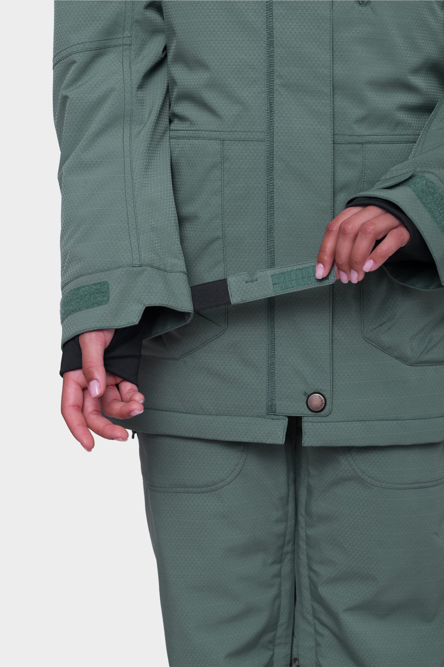 686 Women's Spirit Insulated Jacket 2024 - Cypress Green Jacquard