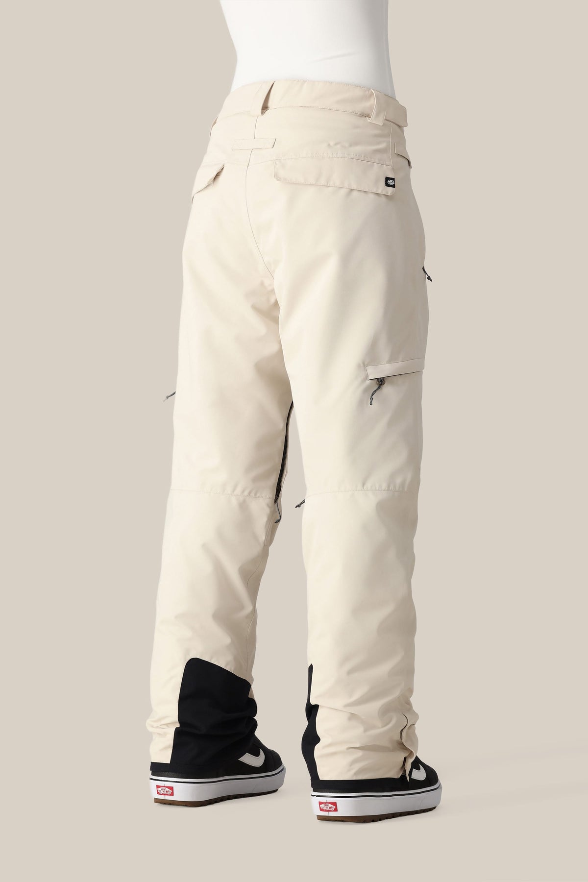 686 Women's Smarty 3-in-1 Cargo Pant - Limestone - full outfit
