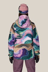 686 Women's Athena Insulated Jacket - Moss Green Sedimentary - back