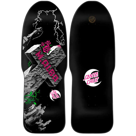 Santa Cruz Malba Tombstone Reissue Skateboard Deck 10.24"