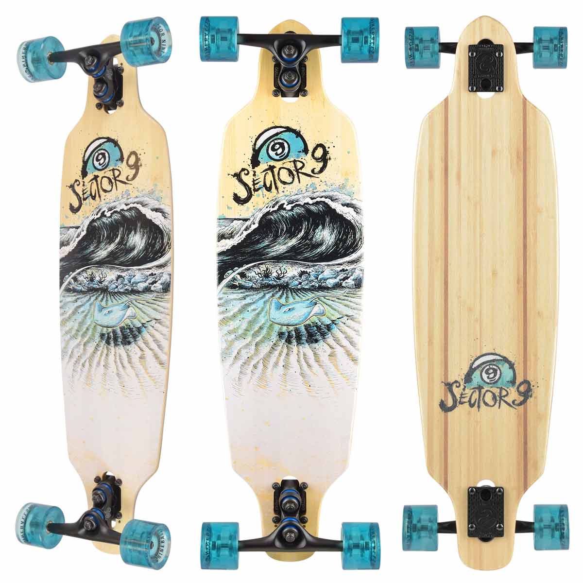 Sector Nine Manta Shoots Complete Longboard
