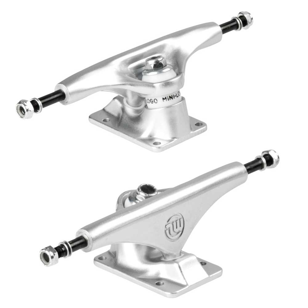 Mini Logo Silver Skateboard Trucks 8.38"