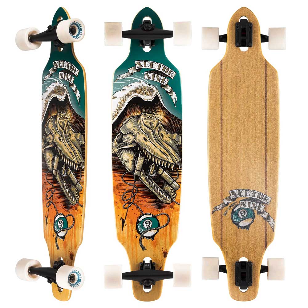 Sector Nine Mini Lookout Wreckage Complete Longboard