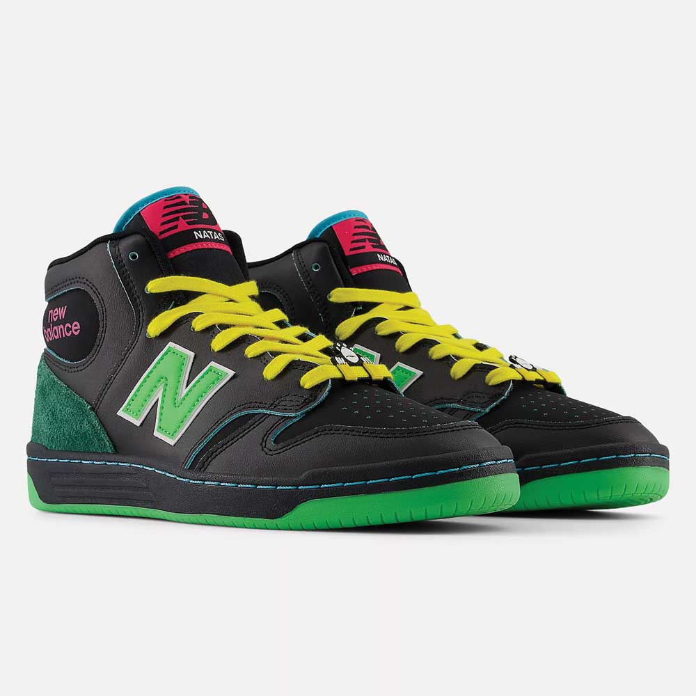New Balance Numeric 480 Natas High Skate Shoes - Black