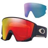 Oakley Flow Scape L Snow Goggles - 2026 India Ink Corduroy Strap with Prizm Torch Lens + Bonus Prizm Iced Lens