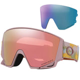 Oakley Flow Scape M Snow Goggles - 2026 Toadstool Static Strap with Prizm Rose Gold Iridium Lens + Bonus Prizm Snow Iced Iridium Lens