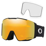Oakley Line Miner™ Pro M Snow Goggles - 2026 Matte Black Strap Prizm 24k Lens + Bonus Prizm Clear Lens