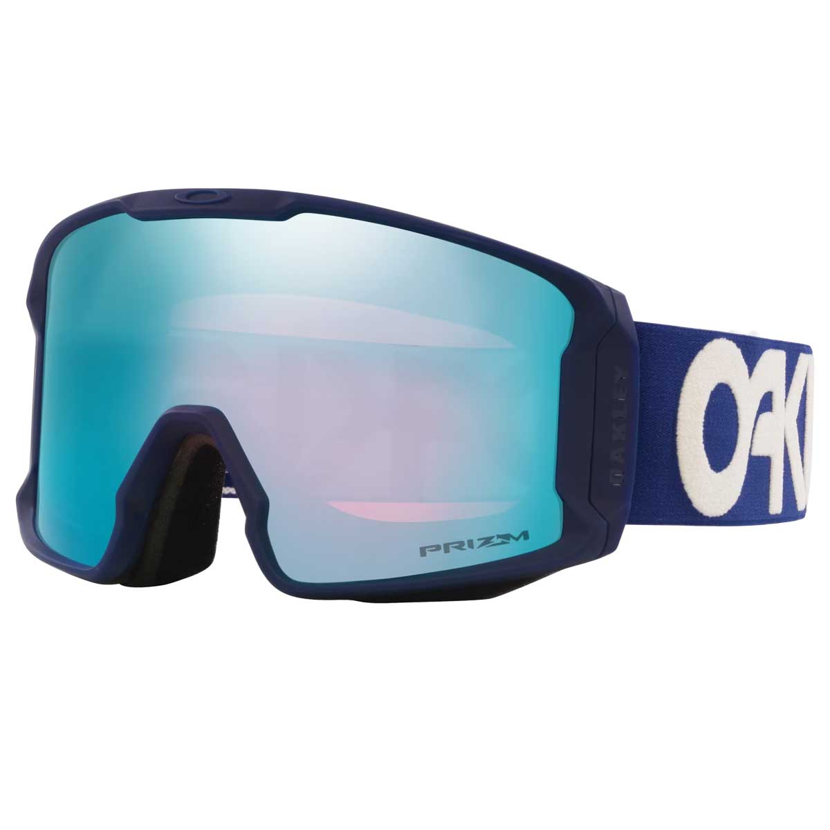 Oakley Line Miner™ L Snow Goggles - 2026 Matte Navy Strap with Prizm Snow Sapphire Iridium Lenses