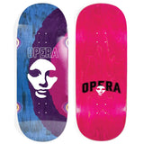 Opera Skateboards Triple Torn Big Mask Skateboard Deck 12.0"