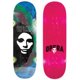 Opera Skateboards Triple Torn Big Mask Skateboard Deck 9.0"