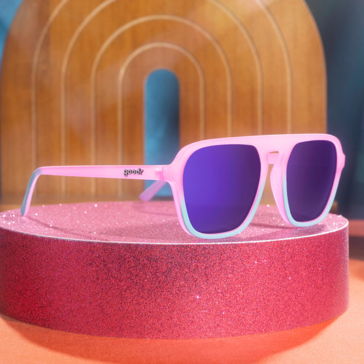 Goodr Retro G Go With the Glow Sunglasses