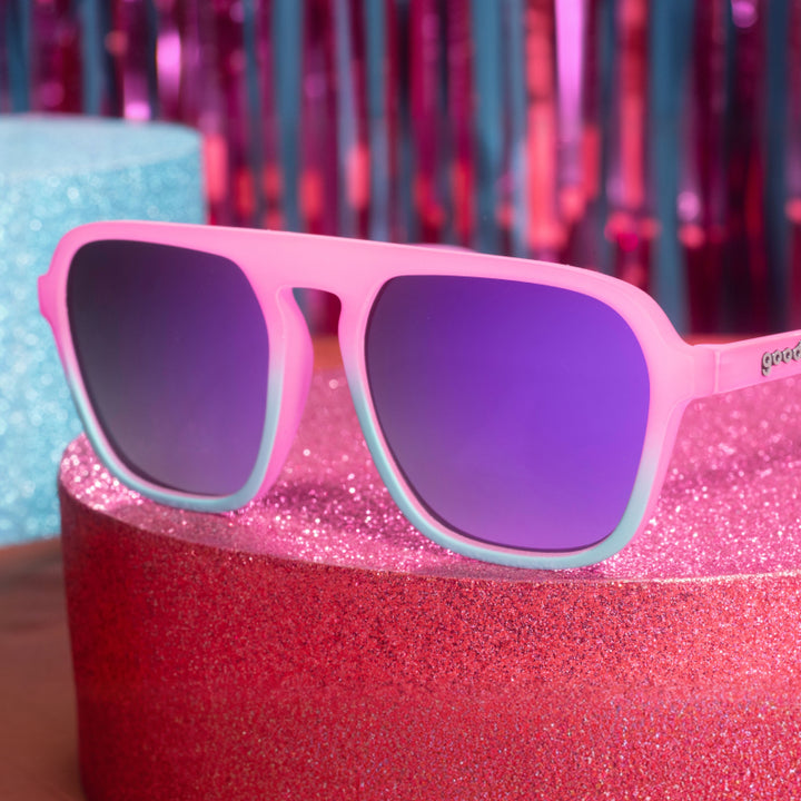Goodr Retro G Go With the Glow Sunglasses