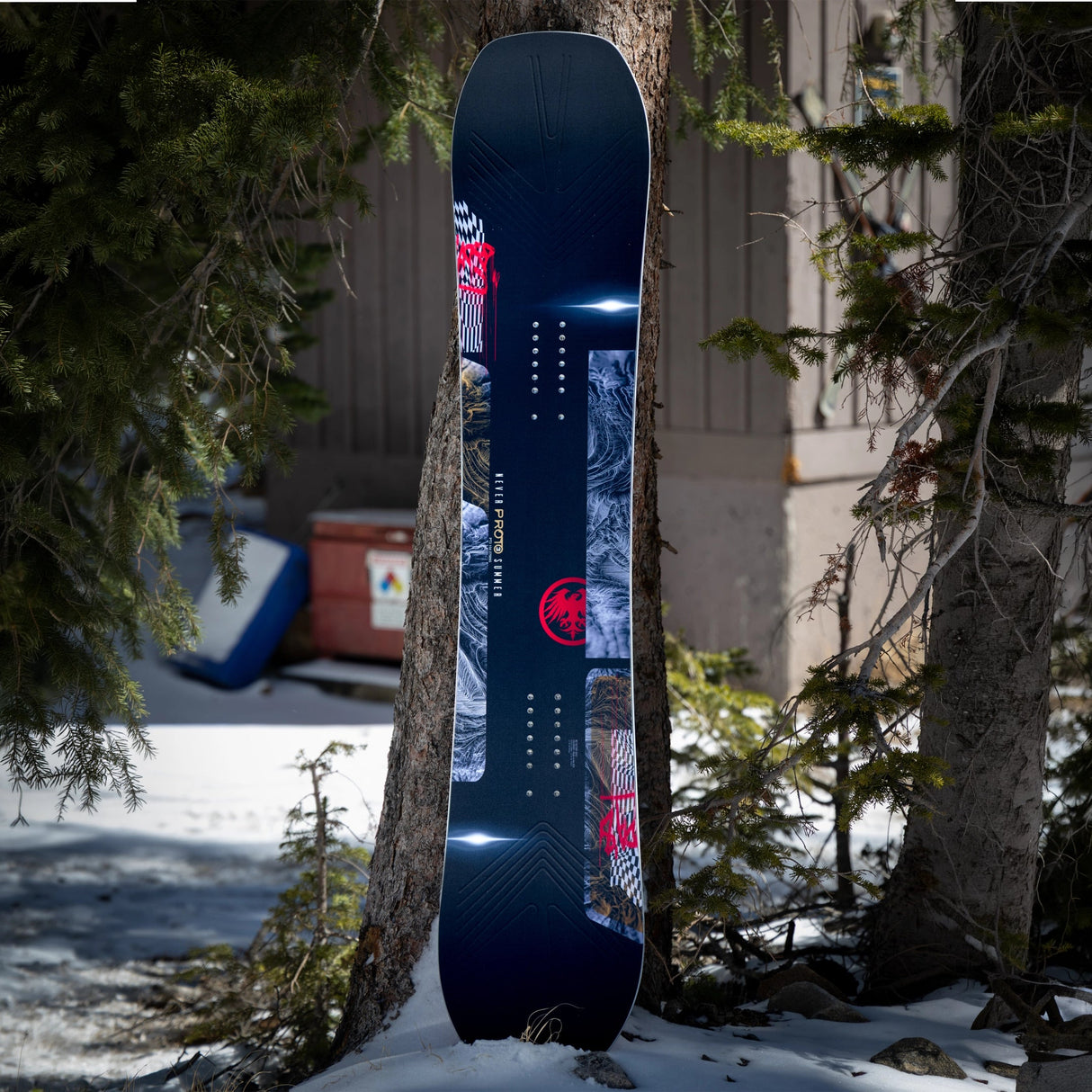 Never Summer Men's Proto Type 3 Snowboard 2027 - top graphic