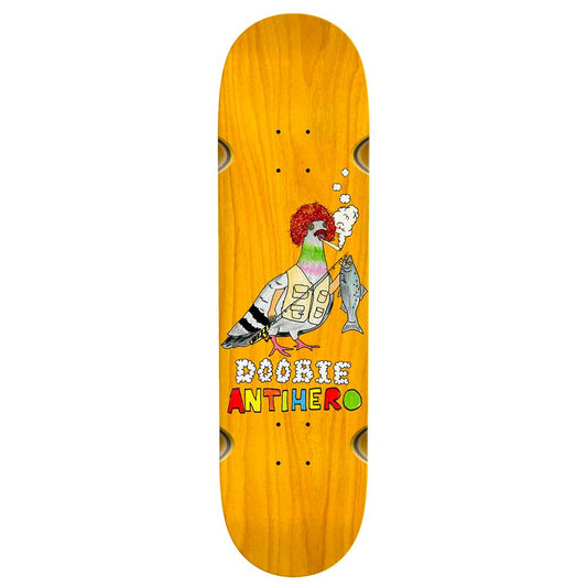 Anti Hero Doobie Pigeon Vision Wheel Wells Skate Deck 8.75