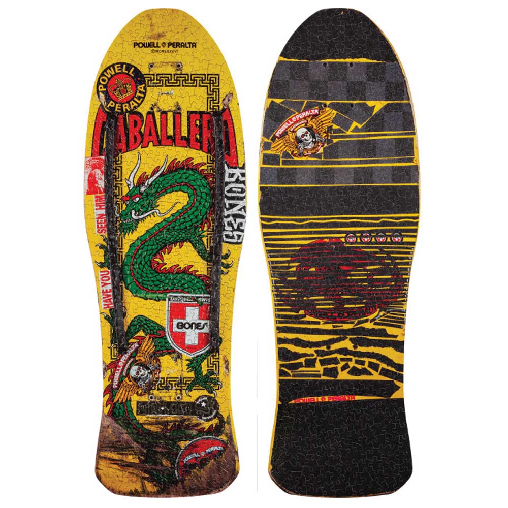 Powell Peralta Puzzle Cab Chinese Dragon - Yellow