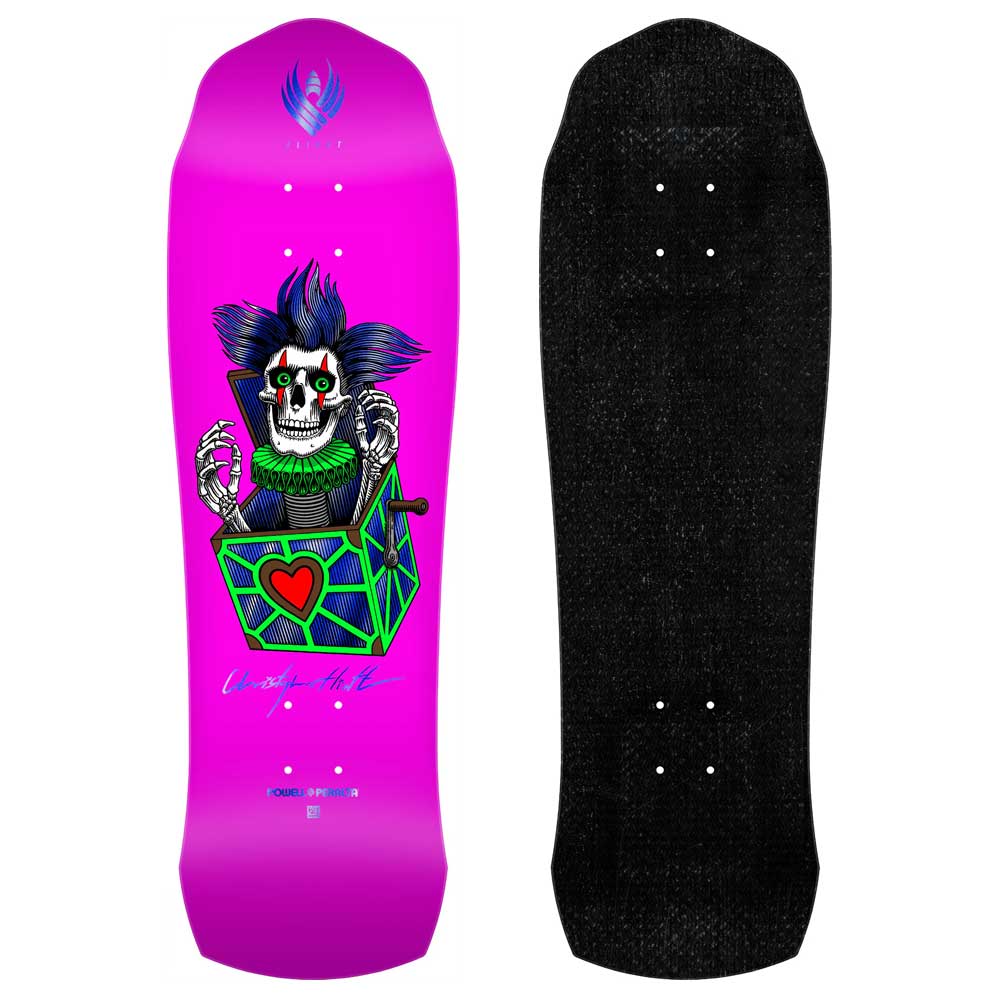 Powell Peralta Chris Hiett Skull Shaped Flight Skateboard Deck 9.5