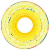 Ricta Clouds 78a Clear Splatter Clouds Camo Yellow 54mm Skateboard Wheels